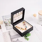 mens leather travel jewelry case